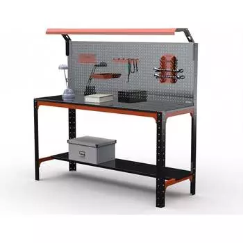 Стол металлический ООО Металекс серия KIT 750x1400x400 мм, одна полка, ОЧ 201275