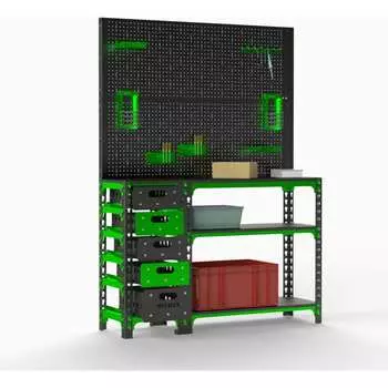 Стол-верстак ООО Металекс 950x1000x500 мм