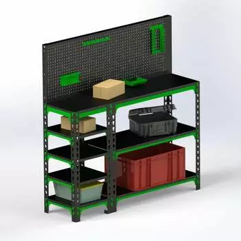 Стол-верстак ООО Металекс 950x1500x600 мм