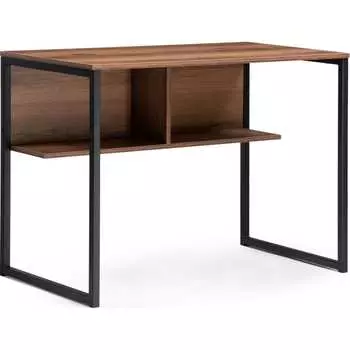 Стол Woodville Клер Лофт черный матовый / дуб делано темный 489688