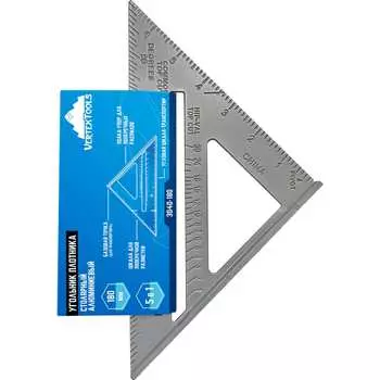 Столярный, алюминиевый угольник плотника vertextools 3040-180
