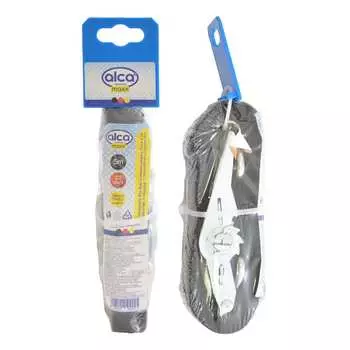 Стяжка для груза alca maxx 5 м с замком, 2 крюка 502 040