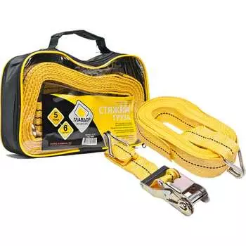 Стяжка груза главдор gl-74, 5 т, 6 м, в сумке 49868