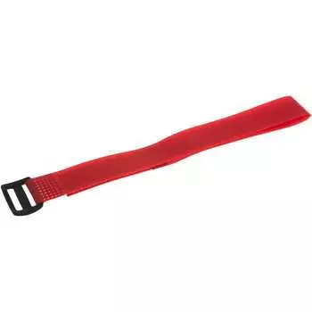 Стяжки велькро fortisflex ксв-п 25х450 красные 75056