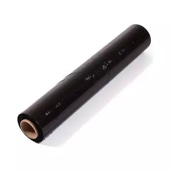 Стрейч пленка ПАКПОЛИМЕР черная 500мм 1450гр 23мкм первый сорт