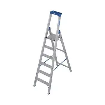 Стремянка со ступенями Krause r13 1x6 136046