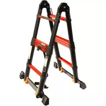 Стремянка телескопическая лестница WORKY BLACK ARD259961