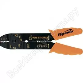 Щипцы для зачистки электропроводов и обжима контактных клемм SPARTA 177505