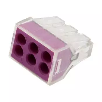 Строительно-монтажная 6-проводная клемма General Lighting Systems GTER6-06-75-P СМК 800430