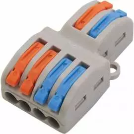 Строительно-монтажная клемма STEKKER LD222-424 39249