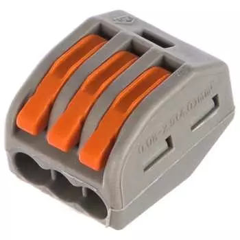 Строительно-монтажные трехпроводные клемма STEKKER LD222-413 32397