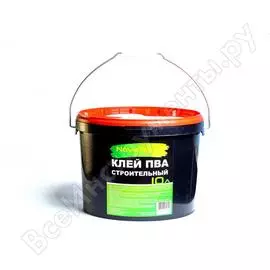 Строительный клей пва novatech 10кг. 000000655