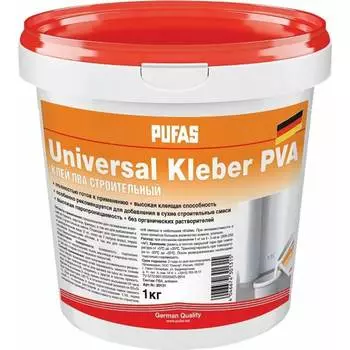 Универсальный строительный клей ПВА Pufas