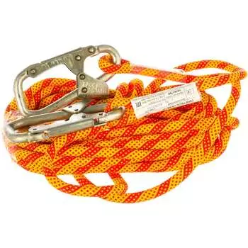 Строп ПРОГРЕСС СЕФЕТИ из каната 10 м с 2 монтажными карабинами