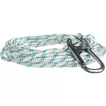 Строп ПРОГРЕСС СЕФЕТИ из каната 10 м, с монтажным карабином и крепежной петлей