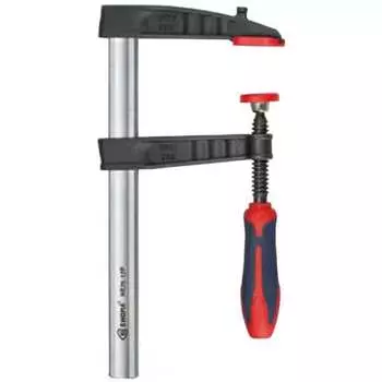 Струбцина 200x100 f ehoma губки из чугуна, пластиковая рукоятка, мягкая накладка nd20-10p