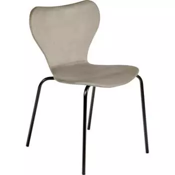 Стул BRADEX seven латте велюр, черные ножки RF 0253