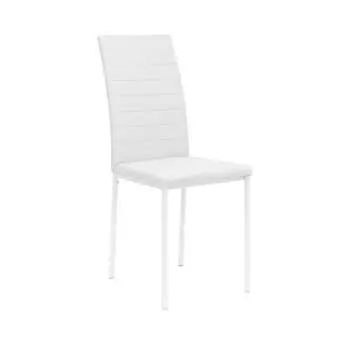 Стул leset бишо металл белый, экокожа белая 34843