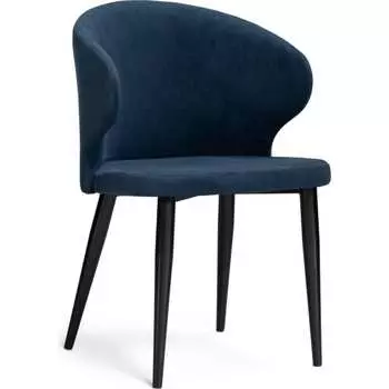 Стул стул Woodville Алсисар темно-синий / черный 469976