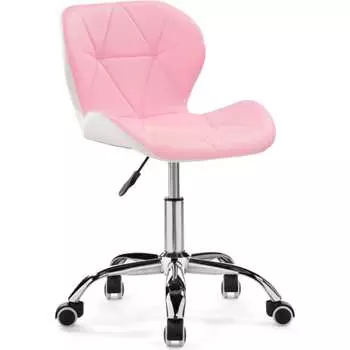 Стул Woodville Trizor white / pink 15337