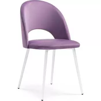 Стул Woodville Ирре сиреневый / белый глянец 464200