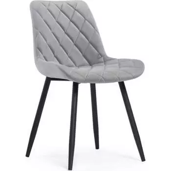 Стул Woodville Баодин Б/К светло-серый / черный_x000D_ 517120