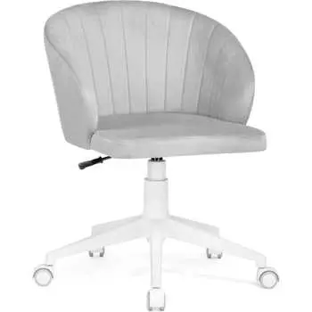 Стул Woodville Пард confetti silver серый / белый 464231