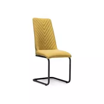 Стул Woodville Лулла горчичный / черный 504191