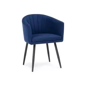 Стул Woodville Валета темно-синий / черный 504203