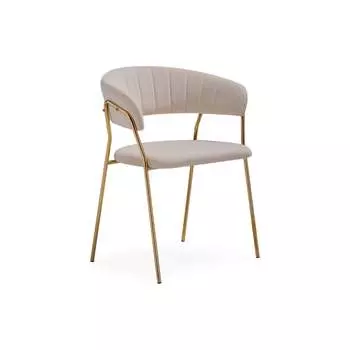 Стул Woodville Kamelia 1 beige / gold 15469