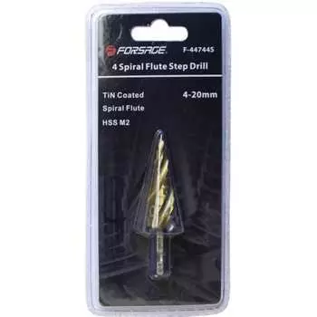Ступенчатое спиральное сверло Forsage F-44744S 49039