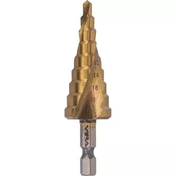 Ступенчатое спиральное сверло VIRA 551421