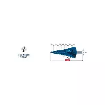 Ступенчатое сверло Karnasch 20.1451