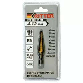 Ступенчатое сверло по металлу RITTER PS14204120