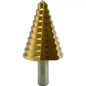 Ступенчатое сверло по металлу TORGWIN T251475