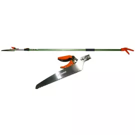 Сучкорез с ножовкой skrab телескопический 1,8-3,06м al 28341