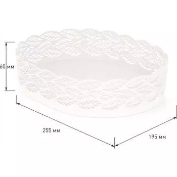 Сухарница ЗПИ "Альтернатива" Эдем белый М8477
