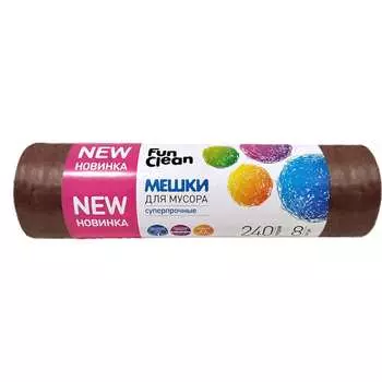 Суперпрочные мешки для мусора Fun Clean 16567