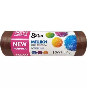Суперпрочные мешки для мусора Fun Clean 16580