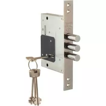 Сувальдный замок врезной KALE KILIT 257/L 41319