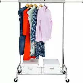 Сверхмощная передвижная стойка для одежды Tatkraft