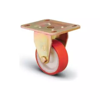 Сверхмощное полиуретановое неповоротное колесо MFK-TORG ED02 ZBP 150