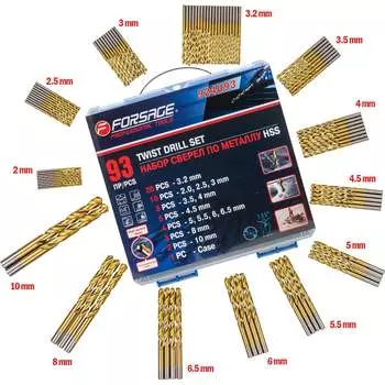 Сверла по металлу Forsage F-924U93