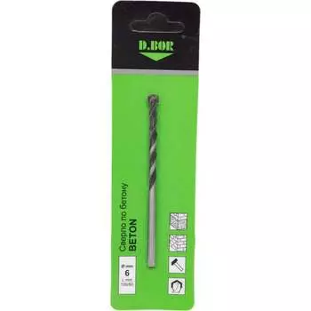 Сверло по бетону D.BOR BETON D-DB-BET-06-100
