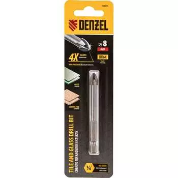 Сверло по керамической плитке Denzel 728073