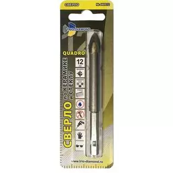 Сверло по керамике и стеклу TRIO-DIAMOND 440012