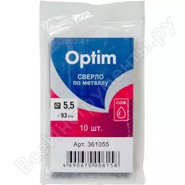 Сверло по металлу Optim