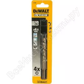 Сверло по металлу cobalt 5% (8.5х117х72 мм) dewalt dt4963