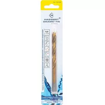 Сверло по металлу HAGWERT Dinamic-TIN 567090