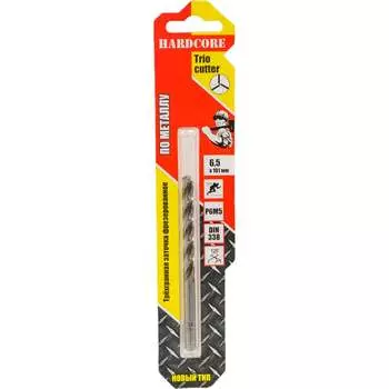 Сверло по металлу Hardcore Trio Cutter 143065